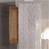 AT17 Tenda Pizzo di Poliestere Shabby Chic Poly-Ciel Collection 140 x 290 Colore Bianco