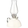 amanigo Lampada a Olio con Manico in Metallo for Cintura Mobile da 7,48 Pollici for Ristorante da Cucina for la casa da Campeggio (Color : White-B)