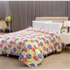 Home Tresor - Trapunta Singola Invernale Imbottita Fantasia Mille Bolle Colorate Piumone Letto Trapuntato Autunno Inverno Caldo Soffice Dis.13 1 Piazza cm 170x250