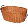 AzaliaDesign Cesto portabiancheria in vimini, S, M, XL, 50-80 cm (50 cm), Marrone, Artigianale, Alta qualità, Solido e resistente, Leggero