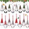 Skylety Ornamenti di Gnomi Natalizi da Appendere su Albero di Natale Decorazioni Natalizie di Tomte Svedesi Fatte a Mano Bambole Scandinave di Babbo Natale in Peluche per Festa (8 Pezzi)