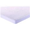 SpazioTessile Traversa Coprimaterasso Spugna Jaquard 100% Cotone Susanna Angoli elastici al (180x200 H30)