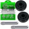 ONIX TECH 2 Pezzi Ruote Spazzole Anteriori per Aspirapolvere a Batteria con Codice Originale SS-2230002510 per Rowenta - Garanzia di 5 Anni