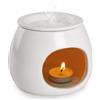 Bighan Brucia Essenze, Lampade Aromaterapia, Ceramica Elegante, Scalda Cera per Candele, Diffusori Candle, Casa Decorazioni per la Camera da Lett, Bianco