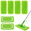 XIANGLONGY 6 Pezzi Panni in Microfibra Compatibili con Swiffer, Cuffie in Microfibra Lavabili e Riutilizzabili, Panni Mop Universali per Lavapavimenti, Asciugatura & Pulizia Pavimenti