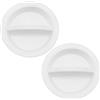 VGOL 2 tappi rotondi in silicone da 50 mm per fori di bloccaggio, tappi di tenuta in gomma per pannello a filo, tappo di scarico per lavello da cucina