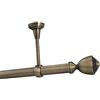 Sento Kit Bastone per Tende in metallo 25mm Ottone Antico Montaggio a Soffitto 160 cm AVANTI