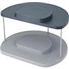 Joseph Joseph Cupboardstore Organizzatore Girevole A 2 Livelli, Grigio, ‎28 x 33 x 20.2 cm; 880 grammi