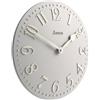 Jones Clocks® Betty Orologio a parete | Orologio convesso classico | 30cm | Grigio soprabito | Eleganza elegante perfetta per cucina, soggiorno, ufficio o camera da letto