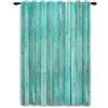 ggaimwf Tenda rustica in legno per finestra Teal in legno Tenda Rurale Decorazione in stile fattoria Soggiorno Camera da letto Tema country Cowboy Tenda divisoria interna 132x214cm 1 pannello