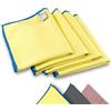 ELEXACLEAN Panno per vetri senza aloni, panno microfibra (4 pezzi, 40x30 cm, giallo) lavavetri premium panno auto per interni ed esterni