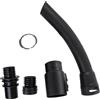 Generic Set di 4 raccordi per aspirapolvere, diametro 35 mm, impugnatura antiscivolo, compatibile con Karcher WD1, WD2, WD3, WD4, WD5, WD6, colore nero