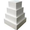 Zeus Party Base Polistirolo per Torte Quadrata Altezza 10 cm (30cm x 30cm)