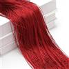 PTNKUIIY 2 tende a fili - 100 x 200 cm - Tenda a fili come divisorio per stanza, protezione da mosche o decorazione, accorciabile, lavabile, per feste, matrimoni, decorazione della stanza, colore rosso vino