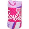 Barbie Coperta In Pile, 100% Poliestere Colore Rosa Dimensioni 100 x 150 Centimetri