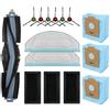 Odashen Kit di Accessori di Ricambio per Yeedi Cube per Robot aspirapolvere per Yeedi CC, 1 Spazzola a Rullo, 6 spazzole Laterali, 3 filtri, 2 Panni per mocio, 3 Sacchetti per la Polvere