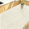 Stickyart Carta Adesiva per Mobili Legno Bianca 30cmX400cm Pellicola Adesiva per Mobili Legno Rivestimento Parete Decorazioni da Parete Impermeabile Rimovibile per Tavolo Cucina Armadio Porta Bagno