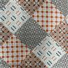 Galeone - Biancheria e Tessuti -Stoffa Al Metro utilizzabile come Tessuto Per Tende Al Metro in Cotone e poliestere Stoffa Per Tende A Metro calate e mantovane. (100 X 280 cm, patchwork arancione)