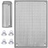 Generico Isolamento Termico Anti-Calore in Alluminio, Pellicola per Finestre con Ventose Senza Fori, Copertura Parasole Tende Oscurante Riutilizzabile per Camper Balcone Tetto(Grigio,40x80cm)