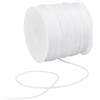 SUNNYCLUE Corda In Nylon Da 32.8 metro 1 mm Corda In Nylon Satinato Bianco Corda per Ratto Corda In Seta Satinata Corda per Perline Filo In Raso Corda Setosa con Nodo Cinese per Braccialetti Dell'Amic