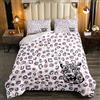 Loussiesd Simpatico set di piumini leopardati leopardati per bambini e ragazze africane ghepardo piumino piumone safari pelle animale Trapunta inserto/trapunta 2 pezzi taglia 135x200cm