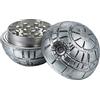 Spespo Ball Morte Nera di Guerre Stellari smerigliatrice rotonda Grinder 3 Pezzi Crusher
