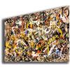 Printerland Quadro JACKSON POLLOCK Convergence - RIPRODUZIONE STAMPA SU TELA Quadri Moderni Moderno Arte Astratto Cucina Soggiorno Camera da letto printerland.it (50x70 cm)