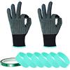 POFET 9PCS Fasce in Silicone per Bicchiere a Sublimazione Bicchieri Elastici per Sublimazione Bicchieri Kit Fasce in Silicone con Nastro e Guanti Resistenti al Calore