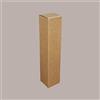 Lucgel Scatola Chiusa Astuccio Porta 1 Bottiglia Olio o Liquore da 0,5 L in Carta Onda Avana PETIT 65x65H320mm - 20 pezzi -