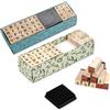 FENGQQKJ 80 pezzi Set di timbri per lettere, lettere dell'alfabeto set di numeri numeri e simboli con tampone di inchiostro, lettere con timbri in legno per scrapbooking arte artigianato creazione di cartoline