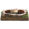 Holyart Ponte presepe, ruscelli, staccionate: Laghetto FSC per presepe in sughero 3x15x10 cm