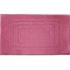 BIANCHERIAWEB Tappeto Casa Bagno Morbido 50x65cm Tinta Unita 100% Cotone Modello Sophie Tappeto Fucsia