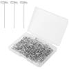 NQEUEPN 250pz Spilli a T, 3,8cm Dritti Spilli Parrucca per Testa di Manichino Metallo T Pins Wig Pins per Cucire Spilli di Bloccaggio per Lavori Artigianali Che Bloccano Maglieria Cucito Gioielli