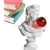 Generic Busto di David - Statua del busto come decorazione, unica statua di David in resina che fa bolle di sapone | Statua decorativa per scrivania, ornamenti artigianali, scultura a testa di David