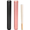 OZCHIN Contenitore di metallo a prova di odore Premium, Lega di alluminio, Nero, Rosa, 16 ounces