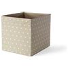 IKEA Dröna - Scatola a pois Beige/33 x 38 x 33 cm, 1 pezzo