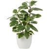 Oairse Piante artificiali in vaso da 22 cm per la decorazione domestica Pianta d'appartamento di camelia artificiale, composizioni floreali Decorazione per la casa e l'ufficio Bonsai da tavolo
