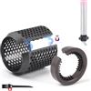 WYWY.Wide Coperchio Filtro e Spazzola di Pulizia per Dyson HS01 HS05 Airwrap Filtro di Ricambio Accessorio di Stile Filtro Esterno Filtro Magnetico Gabbia Ricambi