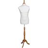 The Shopfitting Shop Uomo Manichino Dressmakers Display Dummy - da sarto Torso su base tripod in legno