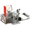 Steelman24 I Omini di Viti Ufficio con Pc con Piastra di Incisione Personale I Idee Regalo Originale I Soprammobili in Metallo I Modellino
