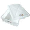Euroshopping Contenitore per Alimenti Impasto lievitazione Pizza Pane Pasta Cassetta con Coperchio Service Fischiotto para Spruzzi in Omaggio (1 30x40+Coperchio)