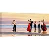 ART PRINT CAFE' Stampa su tela: Pierre Benson, Romance on the beach, 120x60