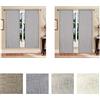 Home Tresor - Tenda da interno per Portafinestra misura cm. 60x240, effetto glitter Color Marrone