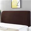 Hearda Elasticizzata Copri Testata Letto Matrimoniale, Fodera per Testiera Letto Lavabile,Jacquard Copertura per Testiera per Letto Copri Testiera Letto all-Inclusive Universale (caffè,180cm)
