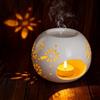 Bighan Bruciatori di Olio Essenziale in Ceramica Brucia Essenze Lampade Aromaterapia Decorazioni per la Camera da Letto, Design Cavo
