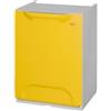 GrecoShop Pattumiera Cassonetto Modulo Componibile per Raccolta Differenziata Arancio