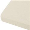 FANSU Cuscino per Seduta in Memory Foam Comfort, per Supporto Lombare e Yoga, per Fianchi, Coccige, Sgabello da Bar, Adatto per Casa, Seggiolino Auto, Sedia da Ufficio (50x50x10cm,Bianco Sporco)