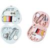 Jiujiutu 2 pieces kit da cucito da viaggio Set Da Cucito Professionale mini portatile kit cucito casa su tela magliette kit per cucire a mano