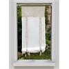 SMITHOOM 1 Pannello Tenda Avvolgibile Cuore Ricamato Morbido Velato Tende Sollevabile Cravatta per Caffè Cucina Soggiorno Balcone Bagno, Cachi, Larghezza 45cm/Altezza 90cm