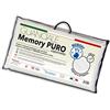 V.I.P. VERY IMPORTANT PILLOW - Guanciale Memory Puro Saponetta, cm 72x42x12h, Bianco, Federa in tessuto Jacquard